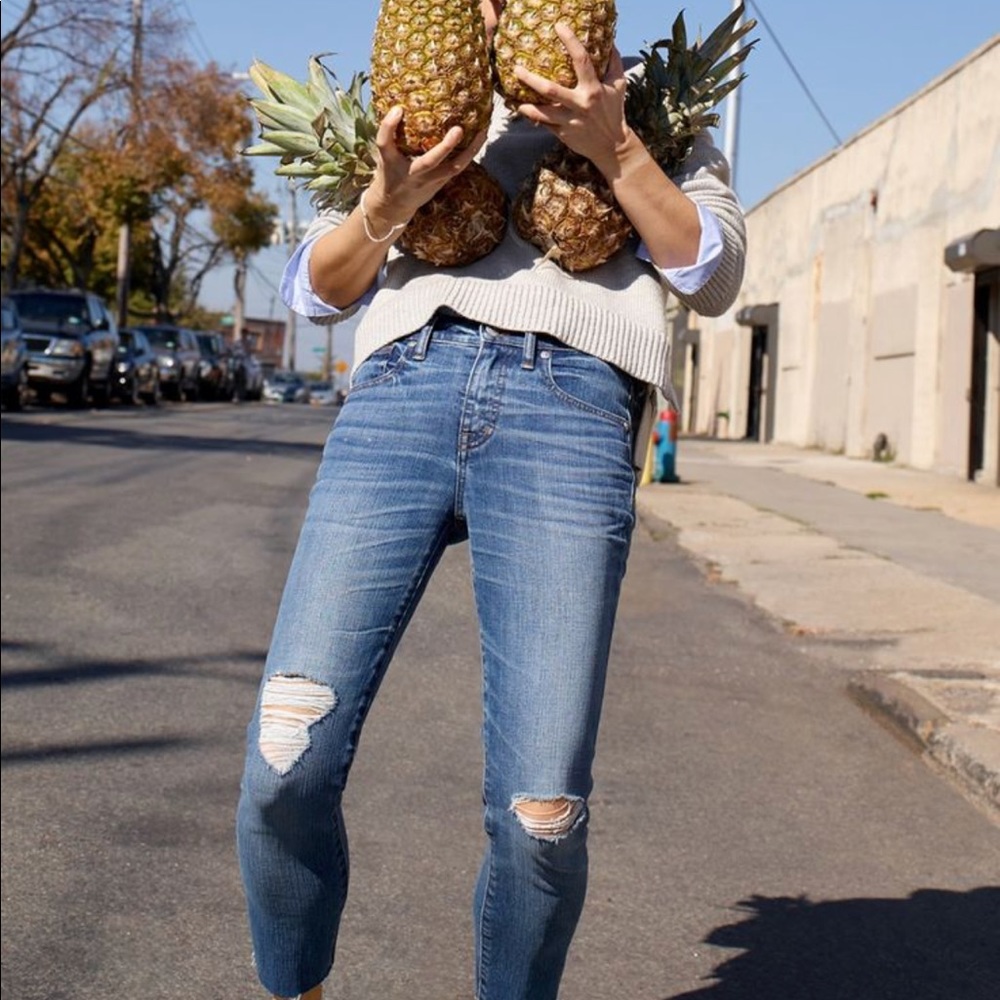 Madewell high rise skinny jeans